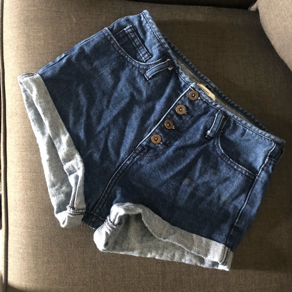High waisted shorts